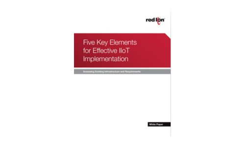 효과적인 IIOT 구현을위한 5 가지 주요 요소