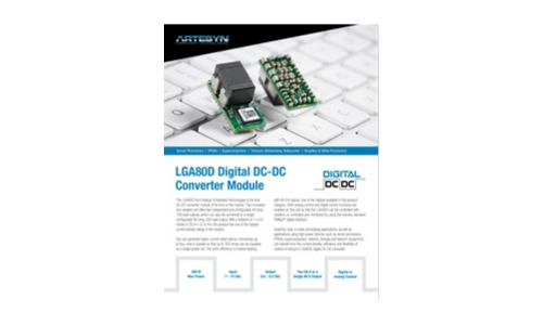 LGA80D 디지털 DC-DC 컨버터 모듈