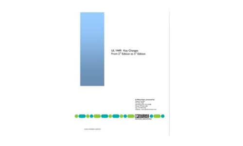 UL 1449 : 주요 변경 사항 2nd Edition에서 3 판으로의 주요 변경 사항